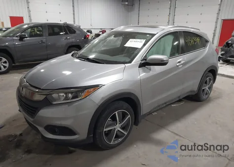2022 Honda Hr-V Ex z USA, uszkodzony, nr VIN 3CZRU6H58NM752171